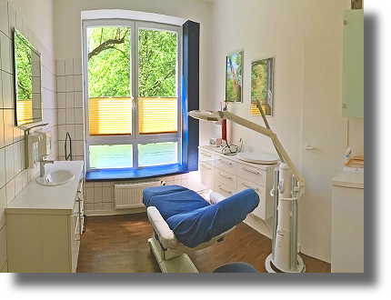 Unser Behandlungsraum f&uuml;r das Fruchts&auml;urepeeling